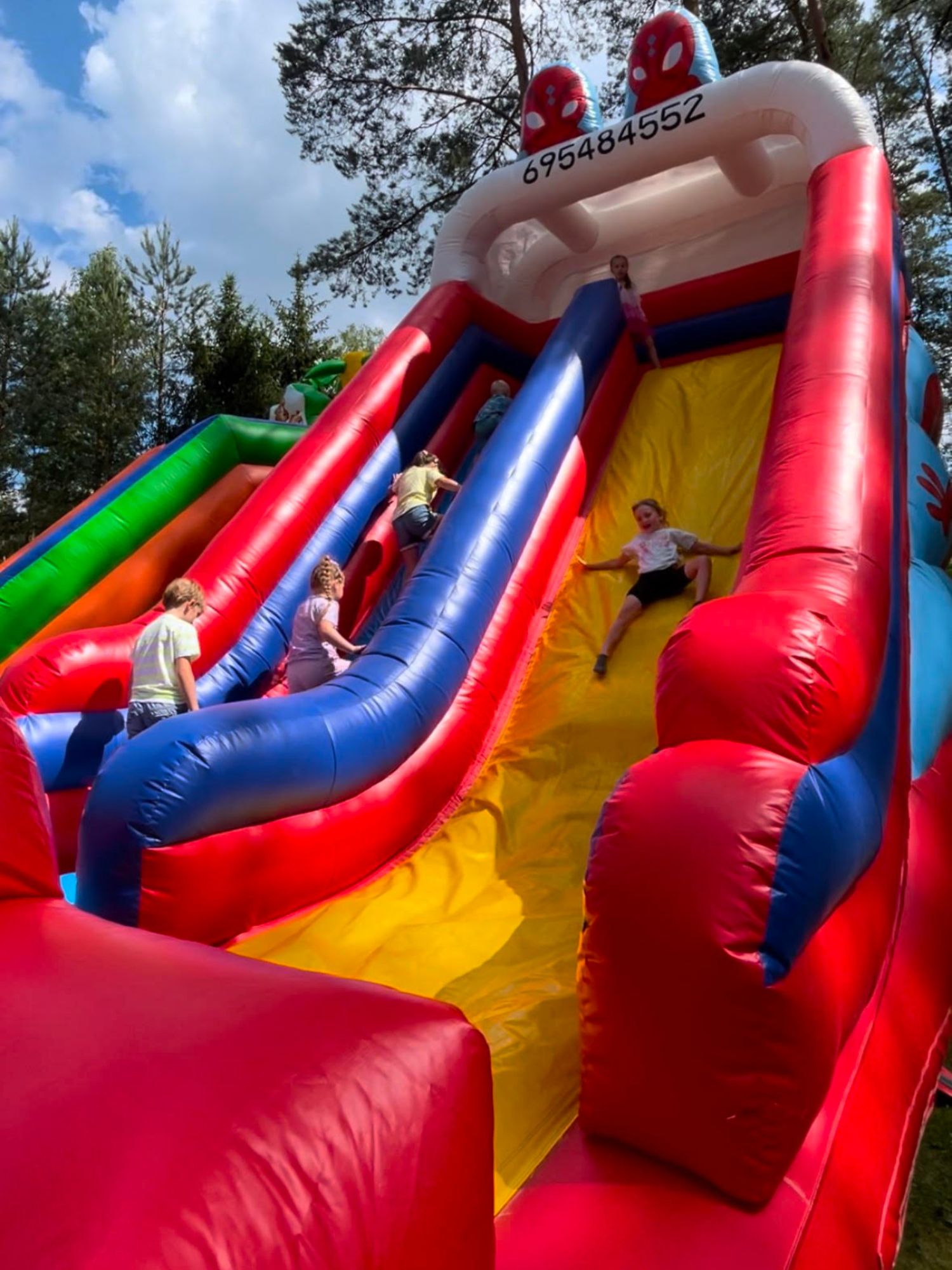 DMUCHANA ZJEŻDŻALNIA SPIDER MAN