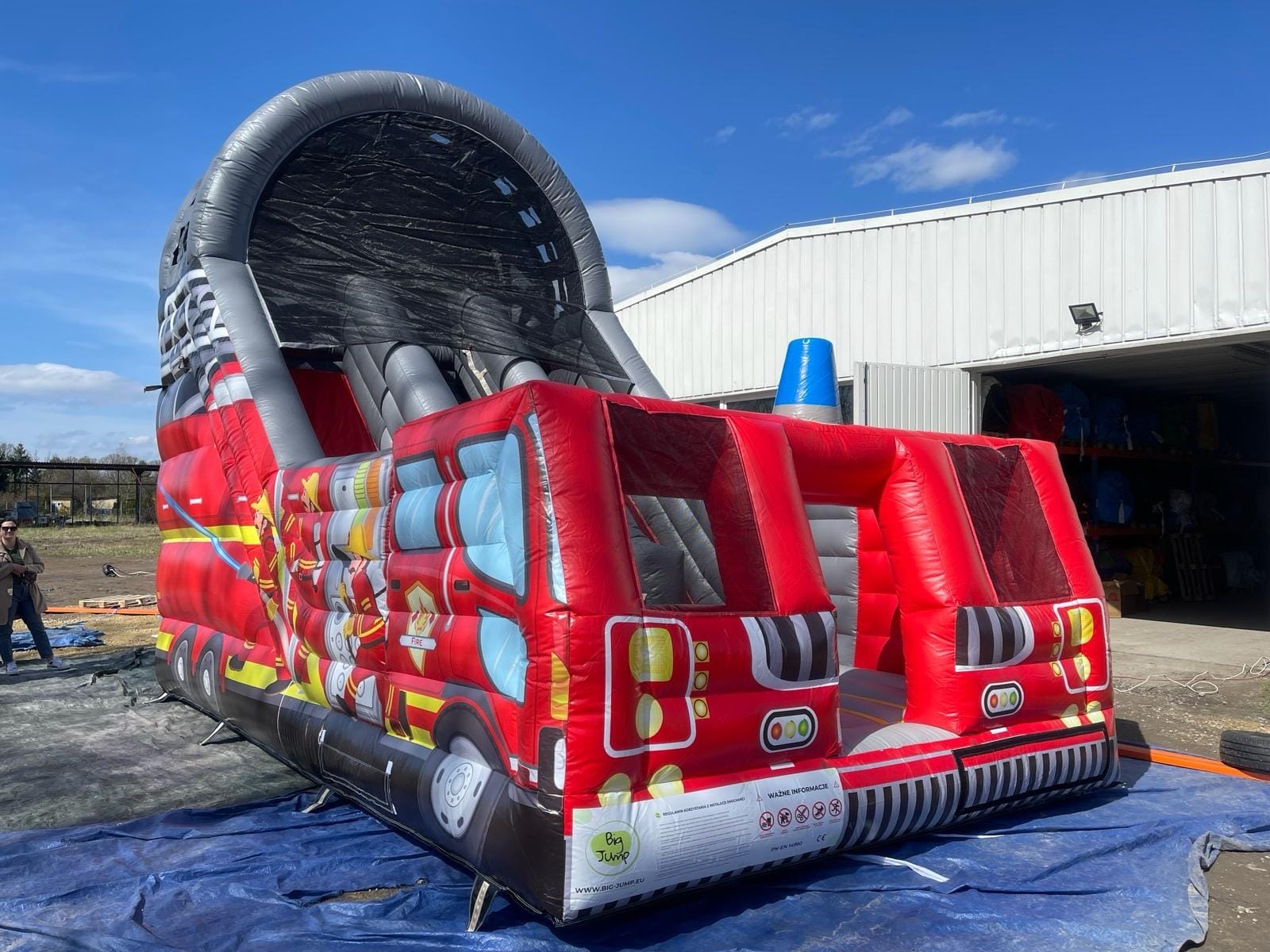 Podwójna Zjeżdżalnia Straż Pożarna